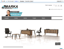 Tablet Screenshot of markaofismobilya.com